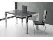 Table Arreit w/ glass grey