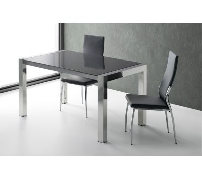 Table Arreit w/ glass grey