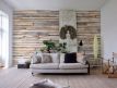 Ambient Photomural Whitewashed Wood