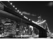 Fotomural Brooklyn Bridge Black and white