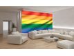 Fotomural Waving Rainbow Flag