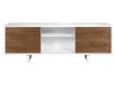 Sideboard pure white+walnut Edils