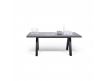 Dining table concrete+pure black Xepa II