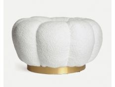 BOUCLÉ CREST PUFF