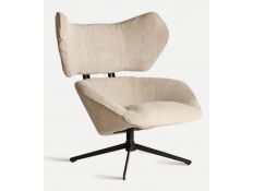 BOUCLÉ PRIVAS ROTATIVE ARMCHAIR