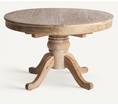 MESA DE JANTAR REDONDA EXTENSÍVEL BERCA