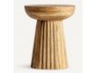 ROUND SIDEE TABLE PLISSÉ