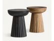 ROUND SIDEE TABLE PLISSÉ
