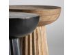 ROUND SIDEE TABLE PLISSÉ