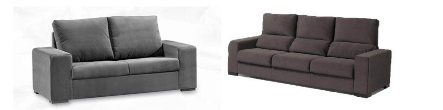 Sofas 3S and 2S low cost